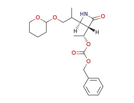 Carbonic acid benzyl ester (R)-1-{(2R,3S)-2-[1-methyl-2-(tetrahydro-pyran-2-yloxy)-ethyl]-4-oxo-azetidin-3-yl}-ethyl ester