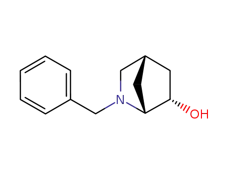 Molecular Structure of 46407-09-4 (2-Azabicyclo[2.2.1]heptan-6-ol, 2-(phenylmethyl)-, endo-)