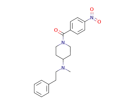 4-Piperidinamine, N-methyl-1-(4-nitrobenzoyl)-N-(2-phenylethyl)-