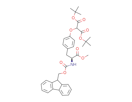 ditert-butyl 2-[4-[(2S)-2-(9H-fluoren-9-ylmethoxycarbonylamino)-3-methoxy-3-oxopropyl]phenoxy]propanedioate