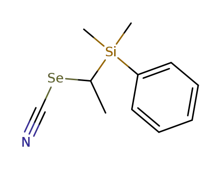 1-(dimethylphenylsilyl)ethyl selenocyanate