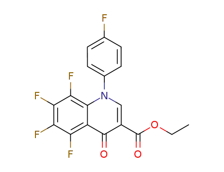 5,6,7,8-Tetrafluoro-1-(4-fluoro-phenyl)-4-oxo-1,4-dihydro-quinoline-3-carboxylic acid ethyl ester