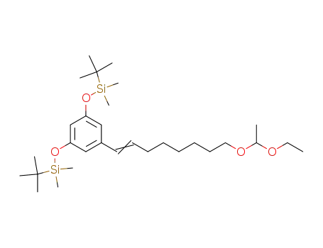 1,3-Bis-(tert-butyl-dimethyl-silanyloxy)-5-[(E)-8-(1-ethoxy-ethoxy)-oct-1-enyl]-benzene