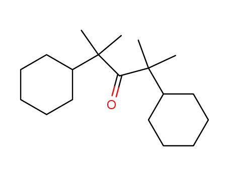 2,4-dimethyl-2,4-dicyclohexylpentan-3-one