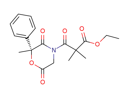 ethyl (2'R)-2,2-dimethyl-3-(2'-methyl-3',6'-dioxo-2'-phenylmorpholin-4'-yl)-3-oxopropionate
