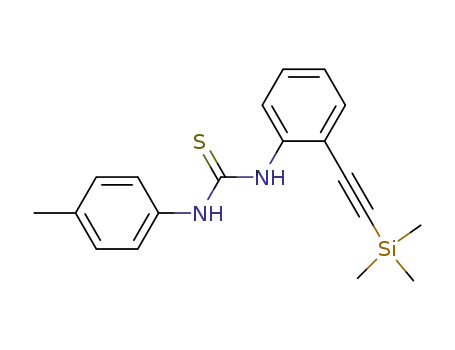 N-(4-methylphenyl)-N'-[2-(2-trimethylsilylethynyl)phenyl]thiourea