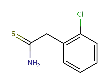 Molecular Structure of 673476-96-5 (2-(2-CHLOROPHENYL)ETHANETHIOAMIDE)