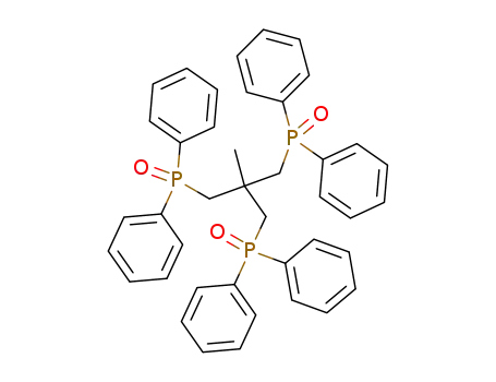 Molecular Structure of 39124-62-4 (Phosphine oxide,
[2-[(diphenylphosphinyl)methyl]-2-methyl-1,3-propanediyl]bis[diphenyl-)