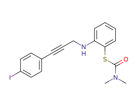 S-[2-{N-3'-(4-iodophenyl)prop-2'-ynyl}aminophenyl]-N,N-dimethylthiocarbamate