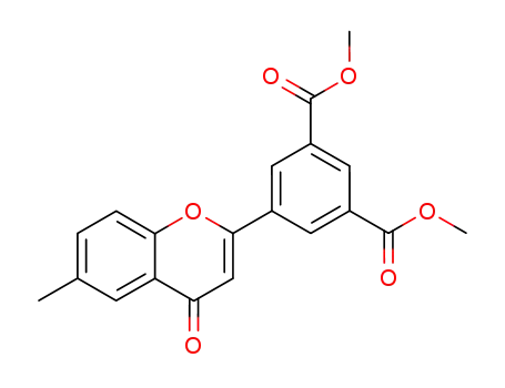 5-(6-methyl-4-oxo-4<i>H</i>-chromen-2-yl)-isophthalic acid dimethyl ester