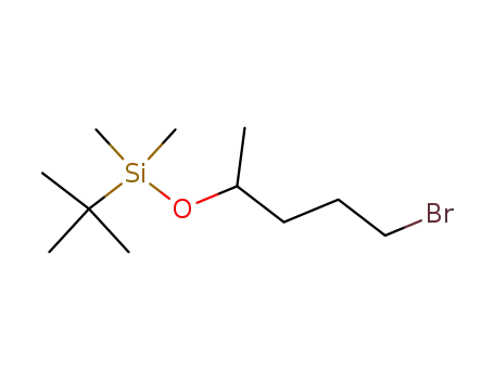 Molecular Structure of 62957-47-5 (Silane, (4-bromo-1-methylbutoxy)(1,1-dimethylethyl)dimethyl-)
