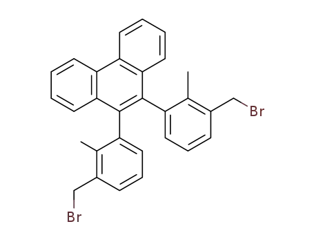 syn-9,10-bis<3-(bromomethyl)-2-methylphenyl>phenanthrene