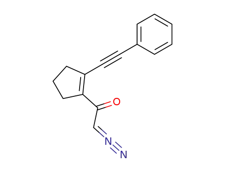 2-diazo-1-<2-(phenylethynyl)cyclopentenyl>-1-ethanone