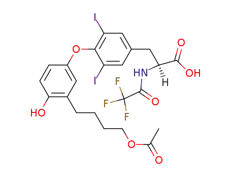 L-Tyrosine,
O-[3-[4-(acetyloxy)butyl]-4-hydroxyphenyl]-3,5-diiodo-N-(trifluoroacetyl)-