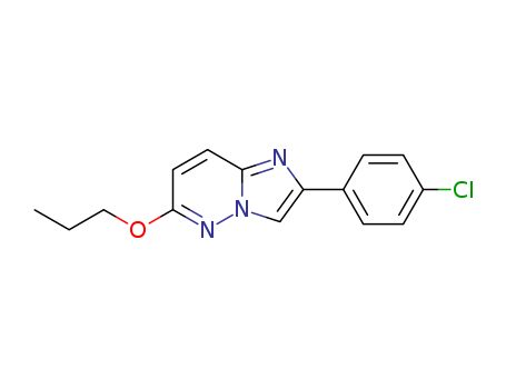 Imidazo[1,2-b]pyridazine, 2-(4-chlorophenyl)-6-propoxy-
