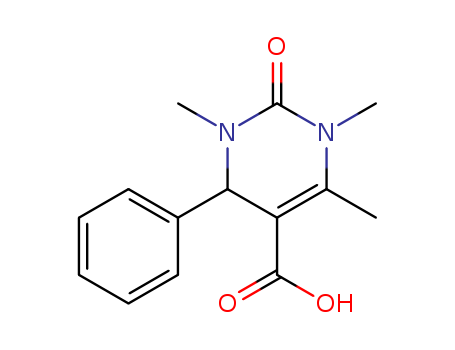 5-Pyrimidinecarboxylic acid, 1,2,3,4-tetrahydro-1,3,6-trimethyl-2-oxo-4-phenyl-