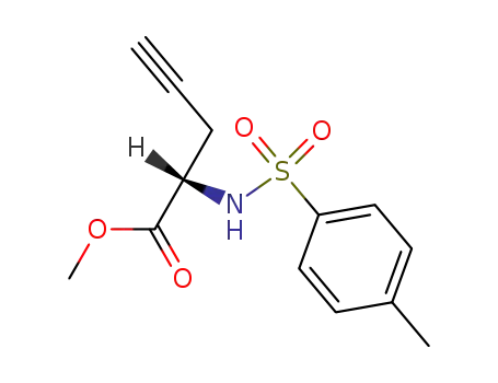 4-Pentynoic acid, 2-[[(4-methylphenyl)sulfonyl]amino]-, methyl ester,
(2S)-