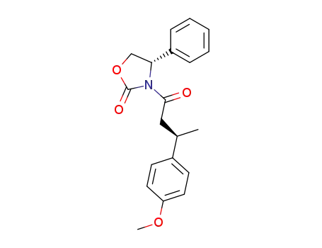(3(3R),4S)-4-phenyl-3-<3-(4'-methoxyphenyl)butanoyl>-2-oxazolidinone