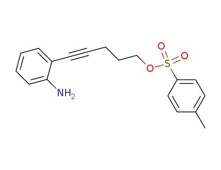 4-Pentyn-1-ol, 5-(2-aminophenyl)-, 4-methylbenzenesulfonate (ester)