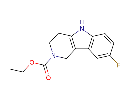 Ethyl 8-fluoro-1,3,4,5-tetrahydro-2H-pyrido[4,3-b]indole-2-carboxylate