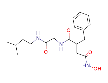 N-{3(RS)-[(hydroxyamino)carbonyl]-2-benzyl-1-oxopropyl}glycine isopentylamide