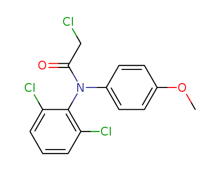 2-chloro-N-(2,6-dichlorophenyl)-N-(4-methoxyphenyl)acetamide