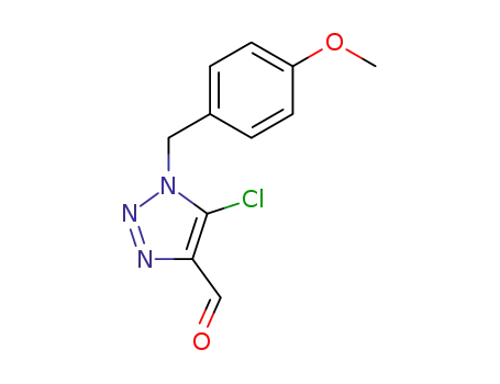 5-chloro-1-(4-methoxybenzyl)-1H-1,2,3-triazole-4-carbaldehyde