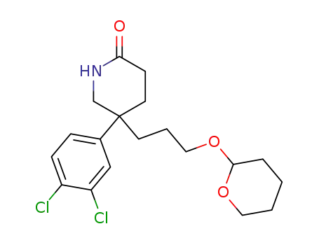 2-Piperidinone,
5-(3,4-dichlorophenyl)-5-[3-[(tetrahydro-2H-pyran-2-yl)oxy]propyl]-