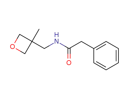 Molecular Structure of 202871-67-8 (Benzeneacetamide, N-[(3-methyl-3-oxetanyl)methyl]-)