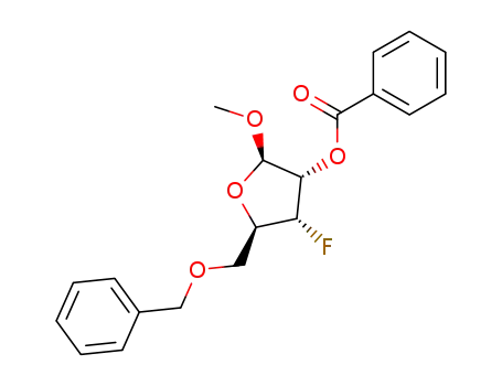 methyl 5-O-benzyl-2-O-benzoyl-3-fluoro-3-deoxy-β-D-ribofuranoside