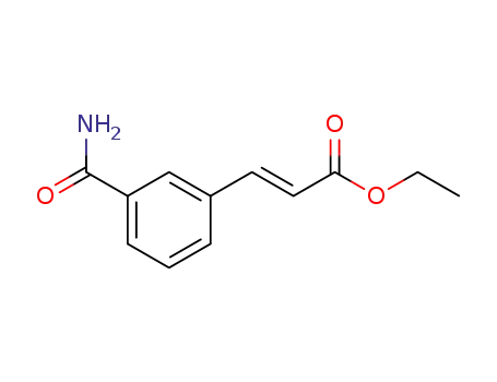 Molecular Structure of 269411-42-9 (ethyl (E)-3-(3-carbamoylphenyl)acrylate)