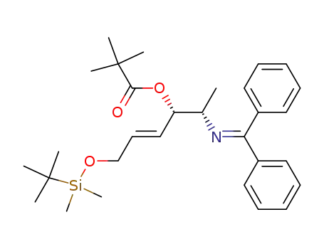 (4S,5S,2E)-5-amino-1-O-tert-butyldimethylsilyl-N-diphenylmethylene-4-O-pivaloyl-2-hexen-1,4-diol