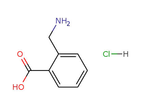 Molecular Structure of 10017-39-7 (2-(AMINOMETHYL)BENZOIC ACID HYDROCHLORIDE)