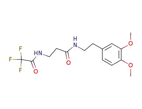 N-[2-(3,4-dimethoxyphenyl)ethyl]-3-(trifluoroacetylamino)propanamide