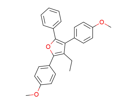 3-ethyl-2,4-bis(4-methoxyphenyl)-5-phenylfuran