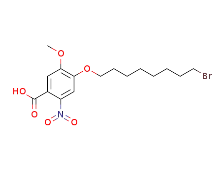 4-(8-bromooctyloxy)-5-methoxy-2-nitrobenzoic acid