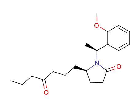 (R)-1-[(S)-1-(2-Methoxy-phenyl)-ethyl]-5-(4-oxo-heptyl)-pyrrolidin-2-one