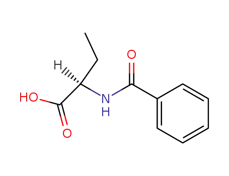 Butanoic acid, 2-(benzoylamino)-, (2R)-