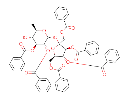 2,3,1’,3’,4’,6’-hexa-O-benzoyl-6-deoxy-6-iodosucrose