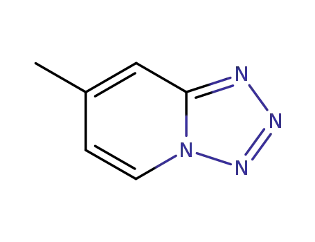 Molecular Structure of 6635-33-2 (7-methyltetrazolo[1,5-a]pyridine)