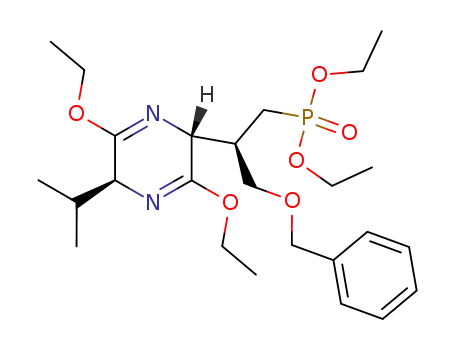 (2R,5S,1'R)-3,6-diethoxy-2-[2'-(diethoxyphosphoryl)-1'-(benzyloxymethyl)ethyl]-2,5-dihydro-5-isopropylpyrazine