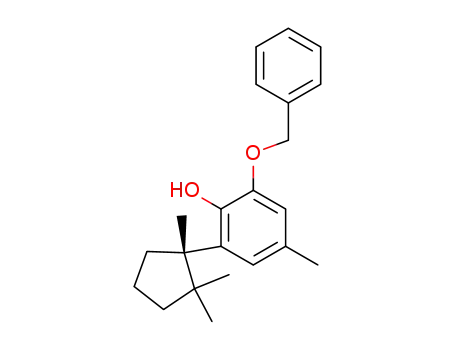 (1'S)-2-benzyloxy-4-methyl-6-(1',2',2'-trimethylcyclopentyl)phenol
