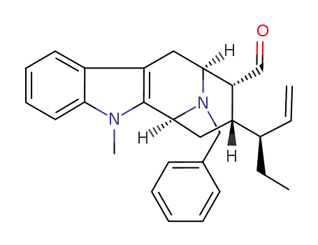 (6S,10S)-5-methyl-8-(1'-ethyl-2'-propenyl)-12-benzyl-6,7,8,9,10,11-hexahydro-6,10-imino-5H-cycloocta<b>indole-9-carboxaldehyde