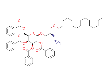 2-azido-3-O-(2,3,4,6-tetra-O-benzoyl-β-D-galactopyranosyl)-2-deoxy-1-O-hexadecyl-sn-glycerol