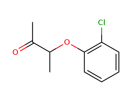 Molecular Structure of 3757-62-8 (3-(2-CHLOROPHENOXY)-2-BUTANONE)