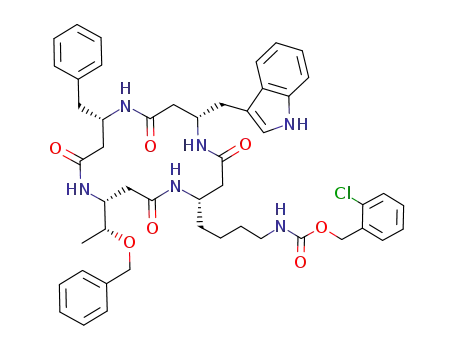 cyclo(β<sup>3</sup>-HTrp-β<sup>3</sup>-HPhe-β<sup>3</sup>-HThr(OBn)-β<sup>3</sup>-HLys(N<sup>ε</sup>-2-Cl-Z))