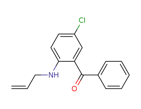 Molecular Structure of 4142-77-2 (2-Allylamino-5-chlor-benzophenon)