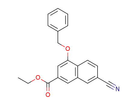 ethyl 4-(benzyloxy)-7-cyanonaphthalene-2-carboxylate