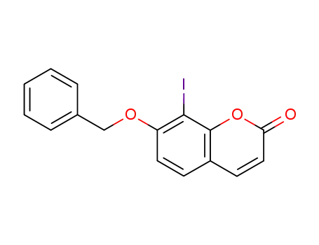 7-Benzyloxy-8-iodo-chromen-2-one