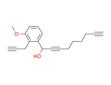 1-(3-methoxy-2-prop-2-ynyl-phenyl)-nona-2,8-diyn-1-ol